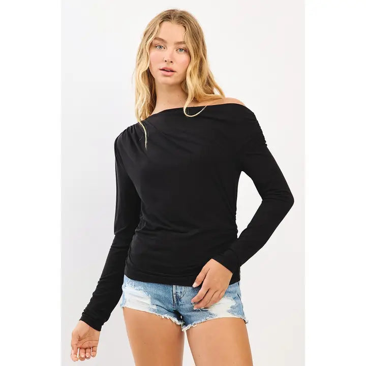 Scrunched Long Sleeve Basic