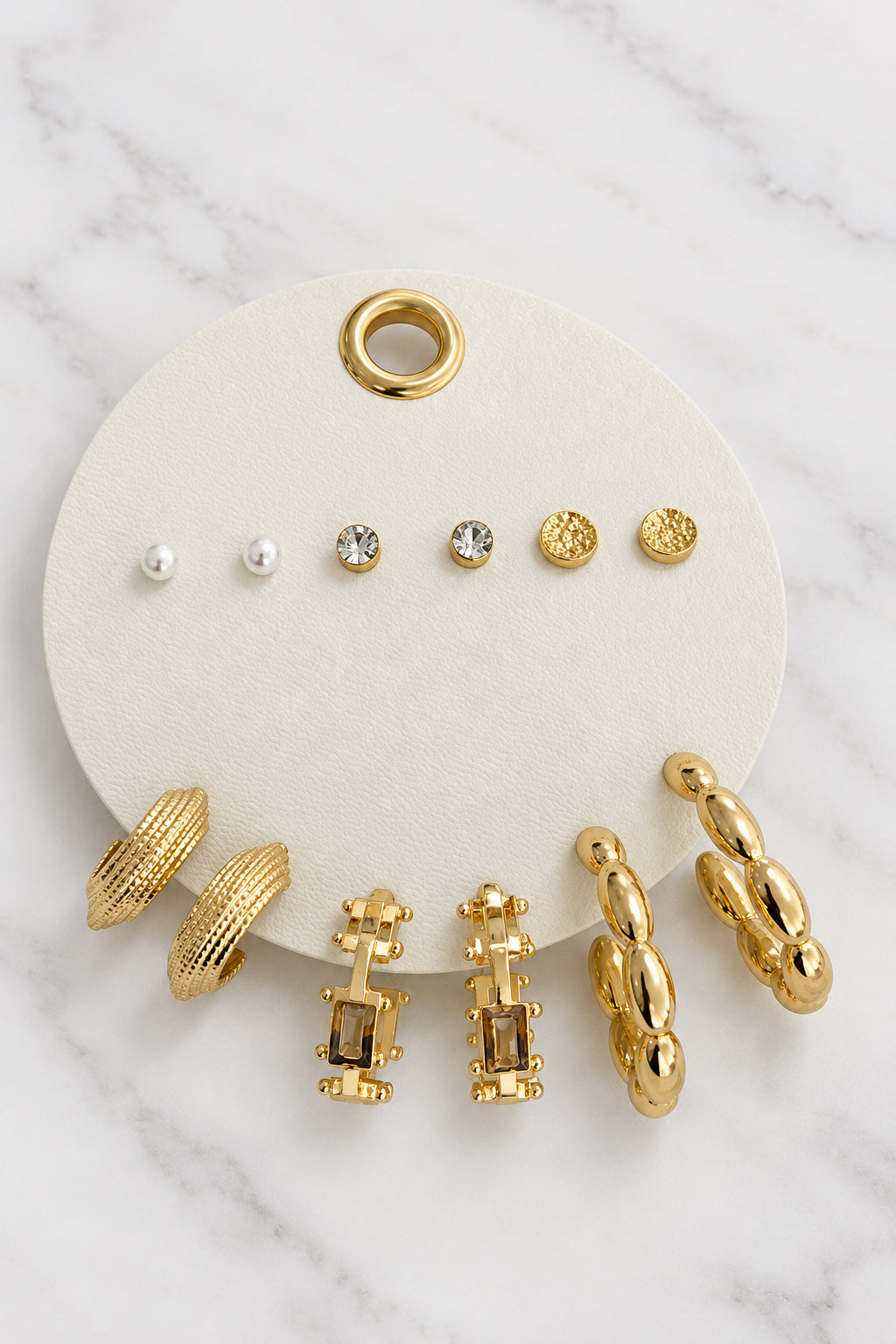6 PAIR EARRING SET