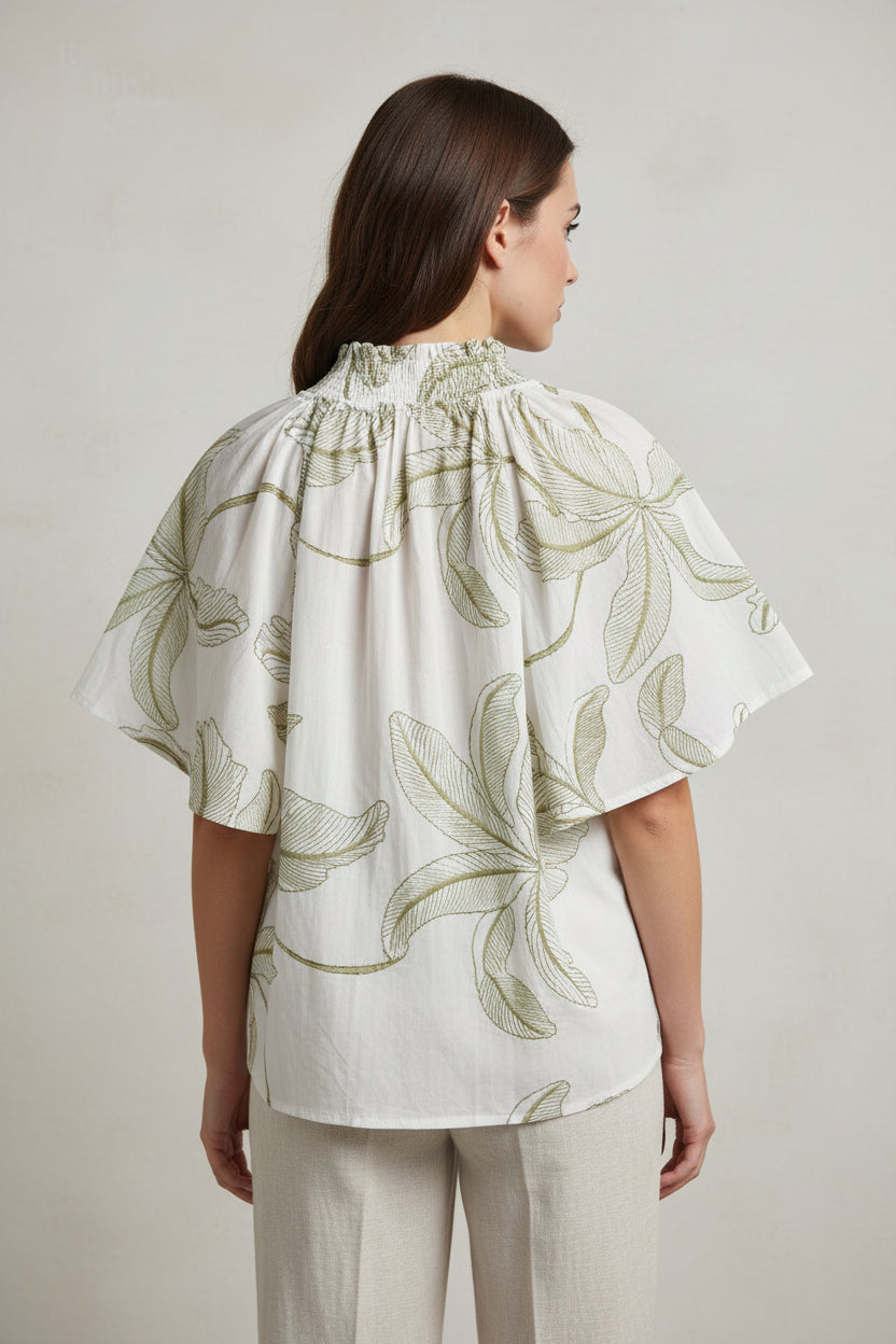 LEAF FLUTTER TOP