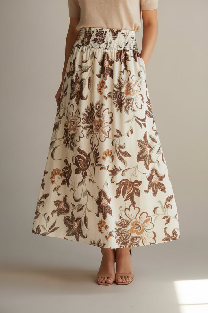 FLORAL PRINT SKIRT