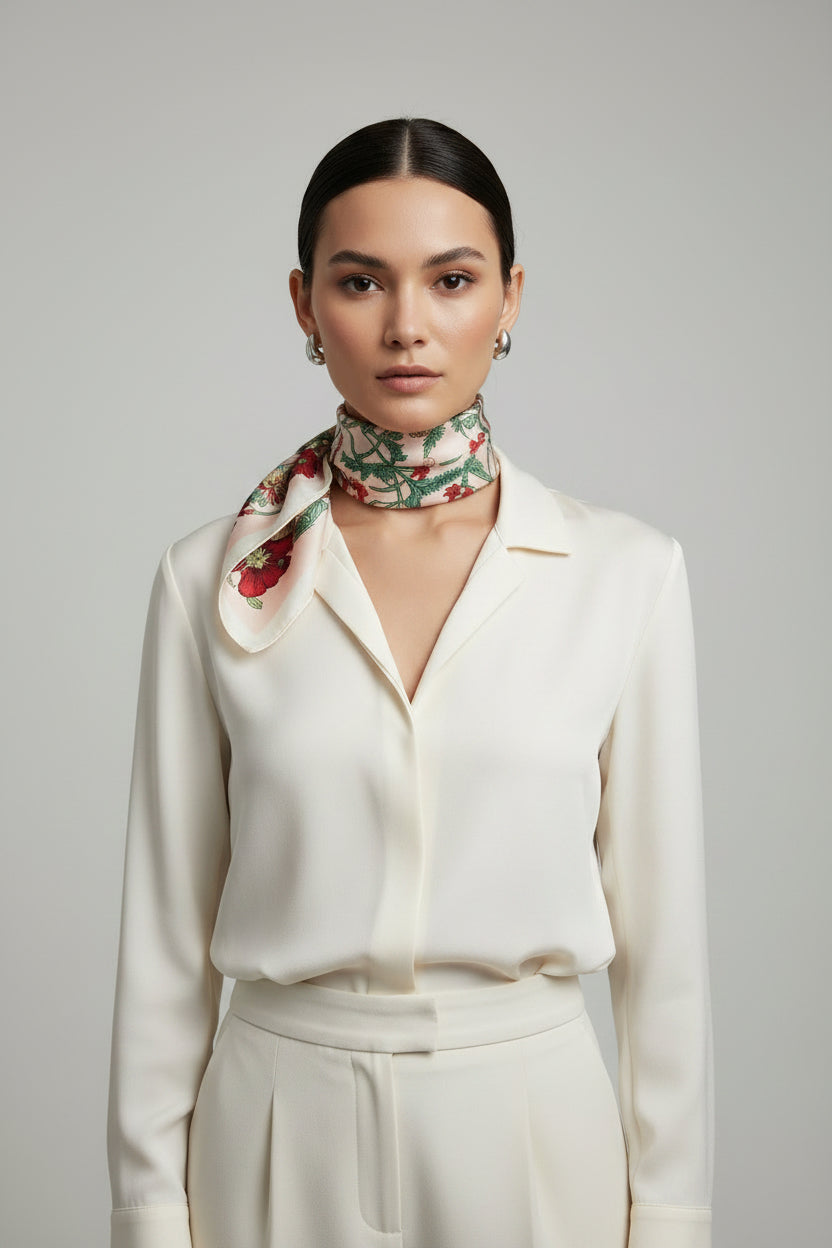 FLORAL SYMPHONY SCARF