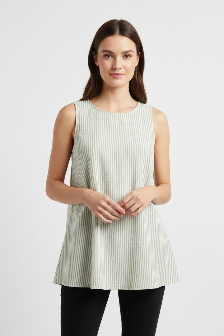 SLEEVELESS A-LINE TOP