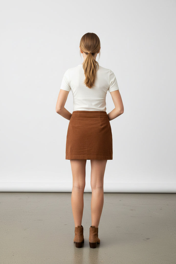 CORDUROY SHORT SKIRT