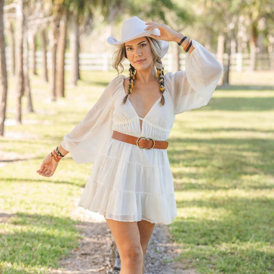 Double Circle Buckle Belt