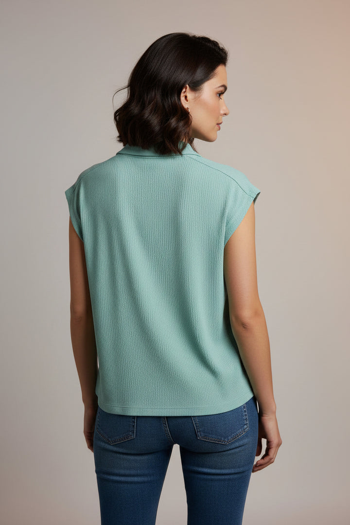 Costal Crinkle Top