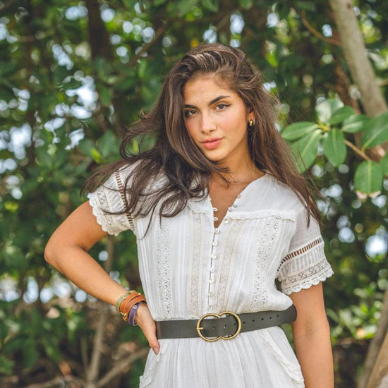 Double Circle Buckle Belt