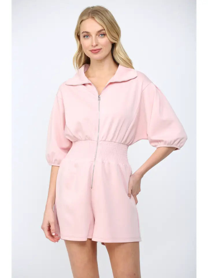 Smocked Waist Romper