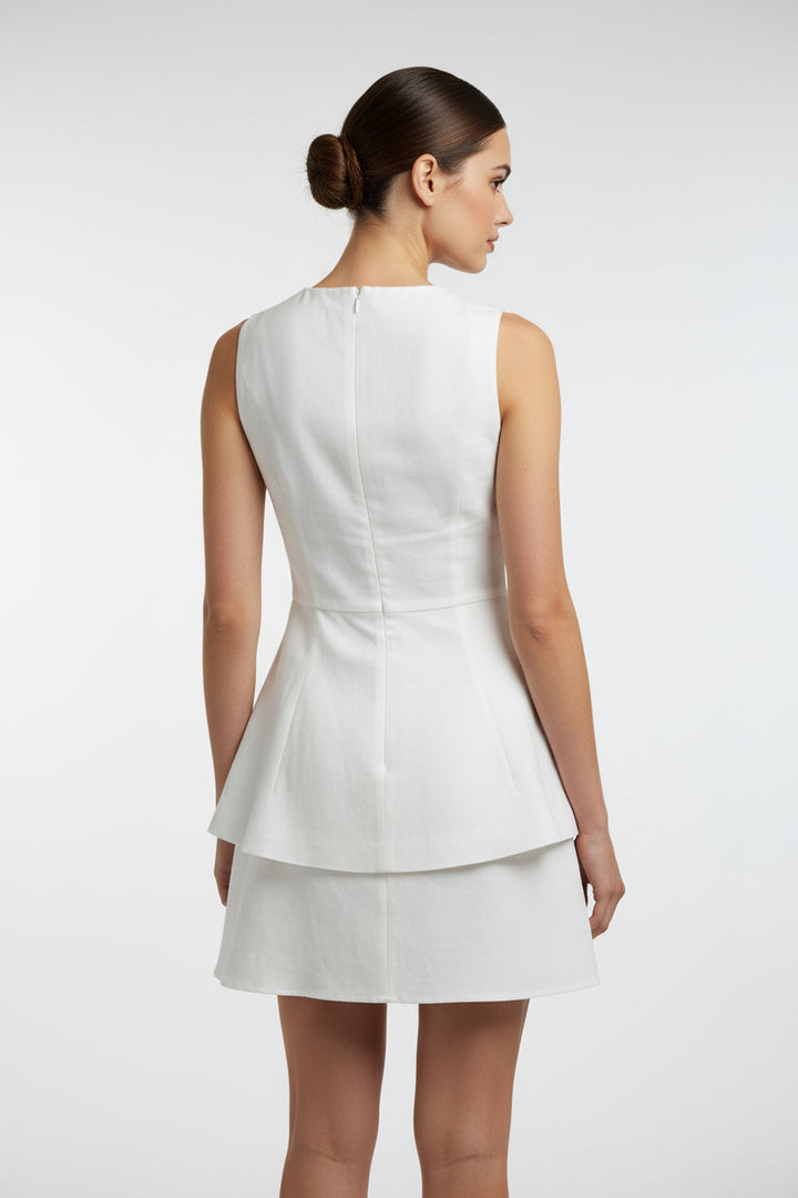 SQUARE NECK SLEVELESS  ROMPER