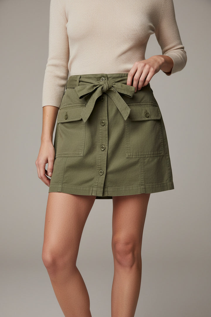 UTILITY POCKET MINI SKIRT