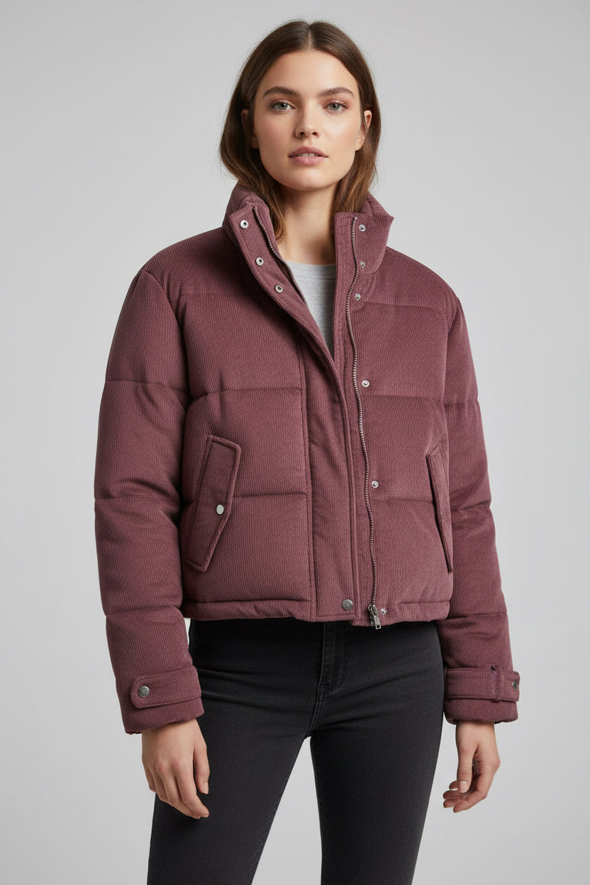 FUNNEL NECK PUFFER JACKET