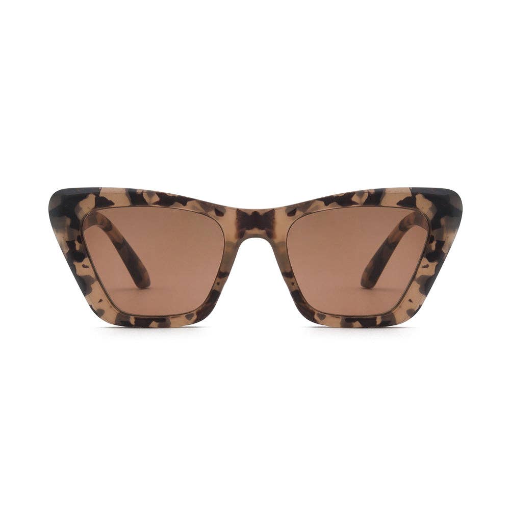 CARLA | Light Brown Tortoise | Sun Reader: 2.00