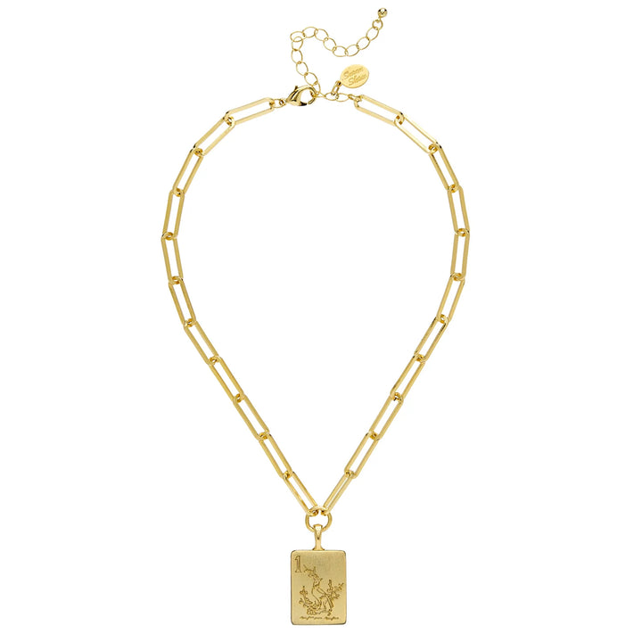 BIRD BAM MAHJONG LARGE PAPERCLIP NECKLACE