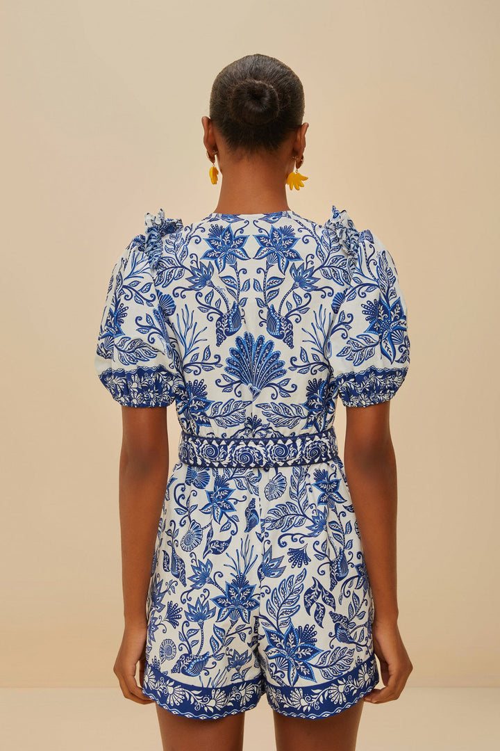 Shell Garden Romper