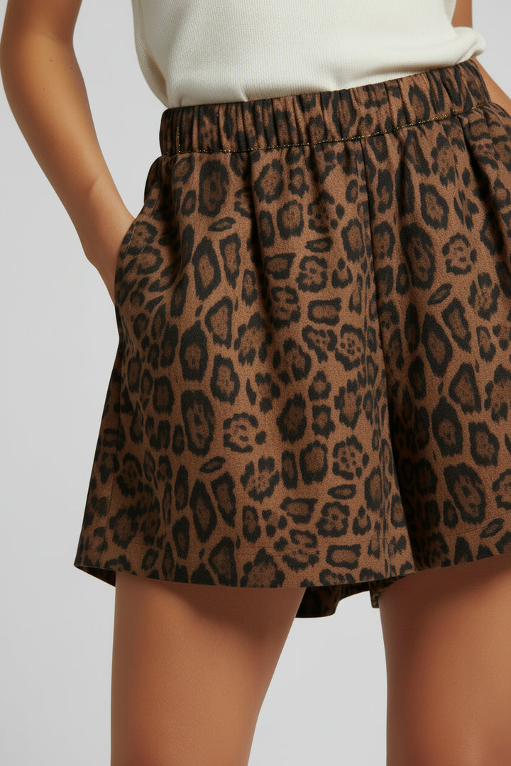ANIMAL PRINT SHORTS