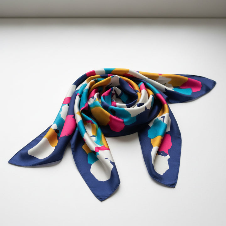 ABSTRACT COLORFUL PATTERN SCARF