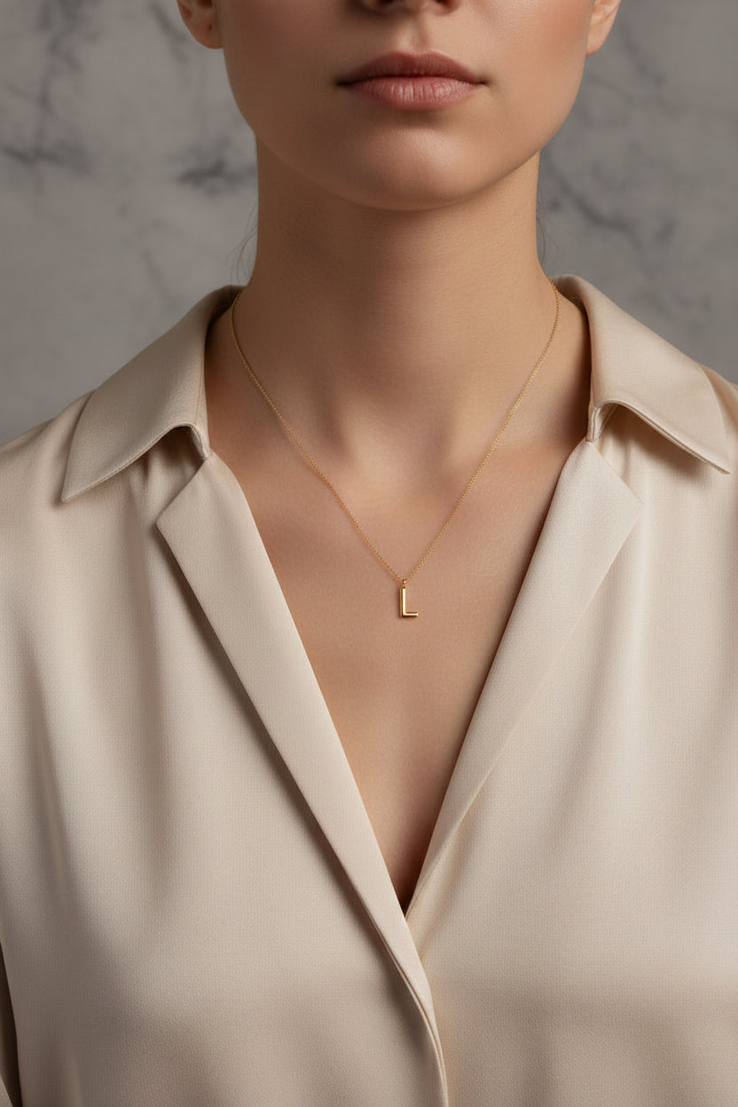 Dainty Initial Necklace