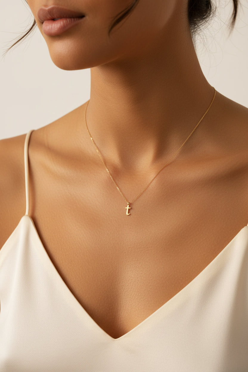 Dainty Initial Necklace
