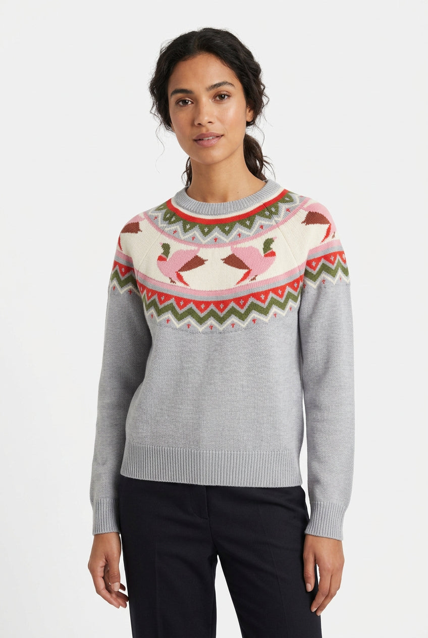 LONG SLEEVE DUCK SWEATER