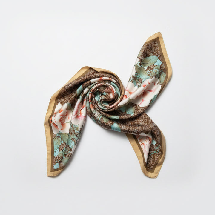 PRINTED FLORAL SCARF