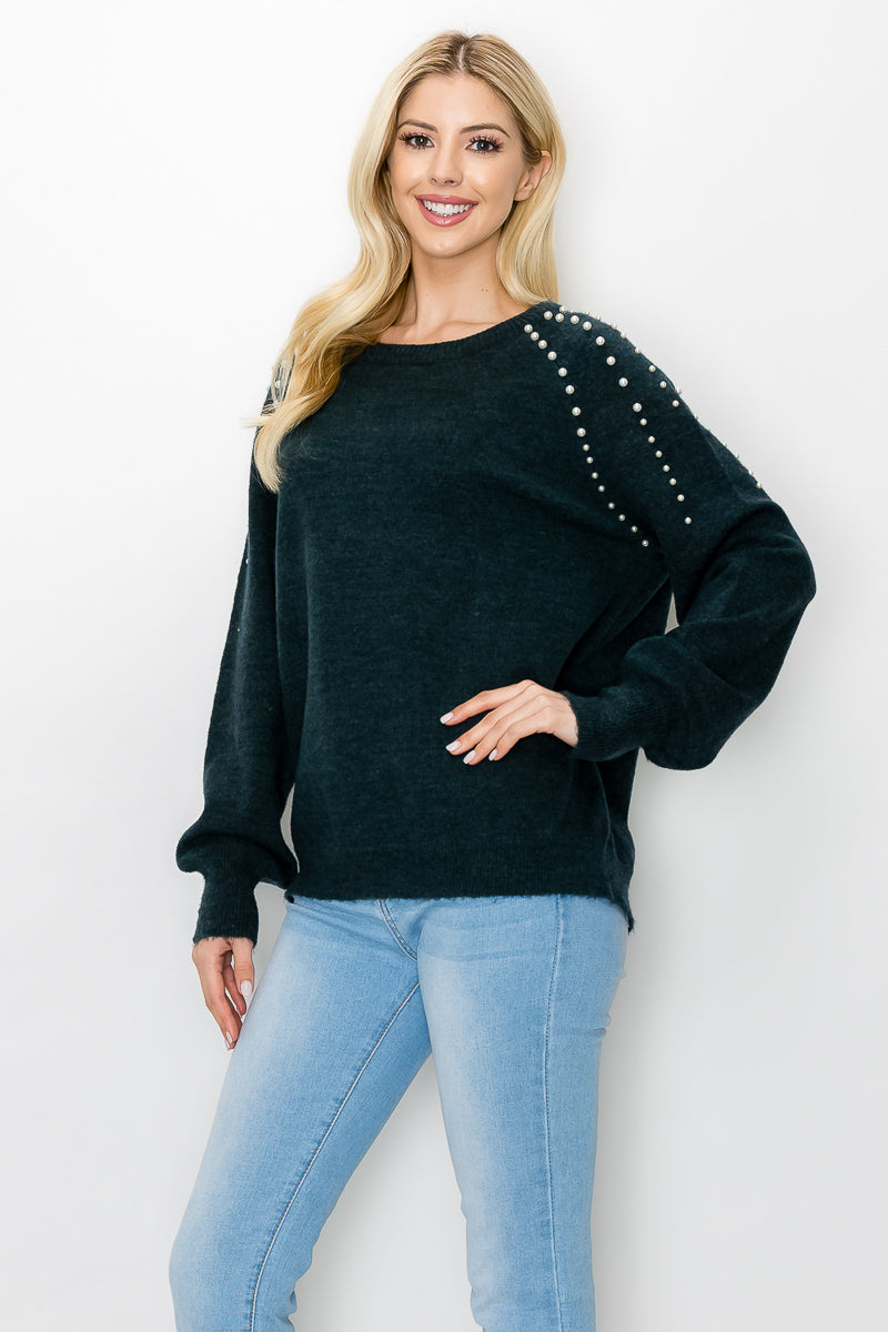 Suze Sweater with Pearls