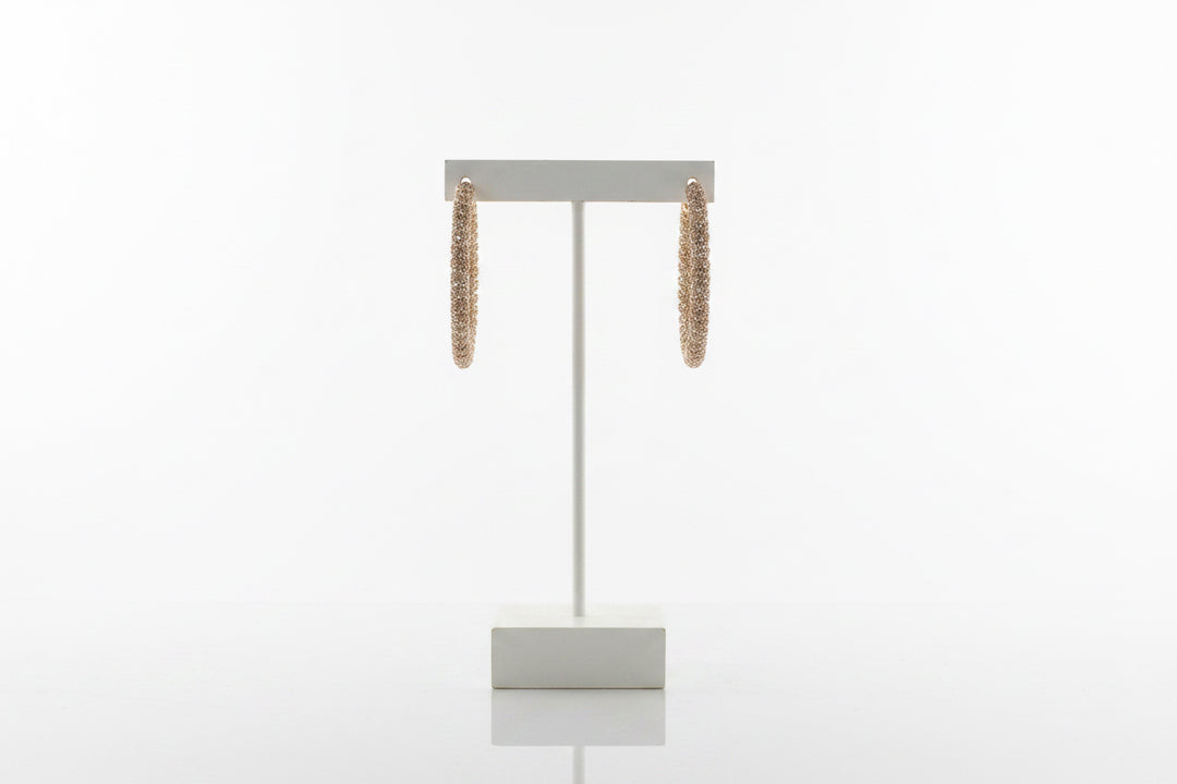 Large Textured Hoop