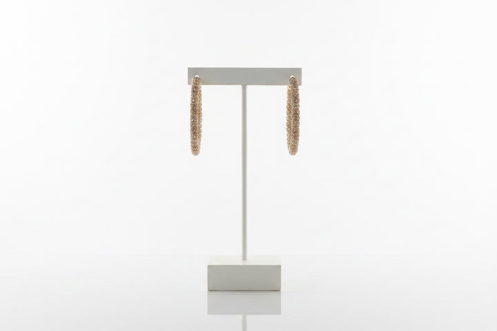Large Textured Hoop