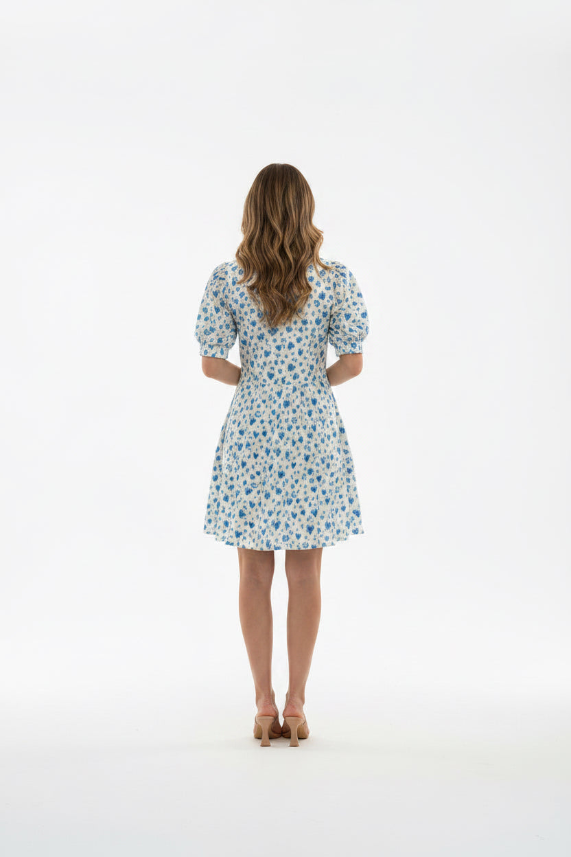 PUFF SLEEVE DRESS