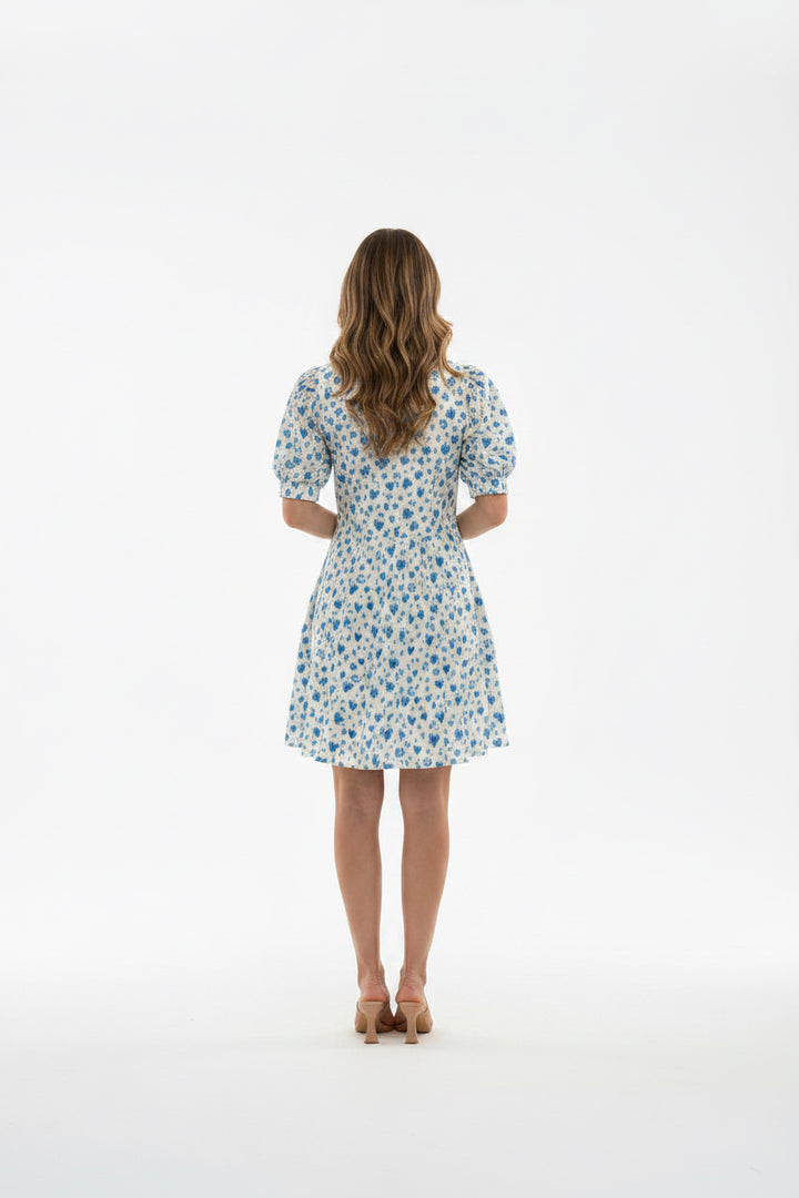PUFF SLEEVE DRESS