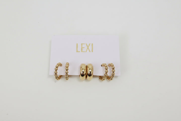 SET OF 3 HUGGIE HOOPS