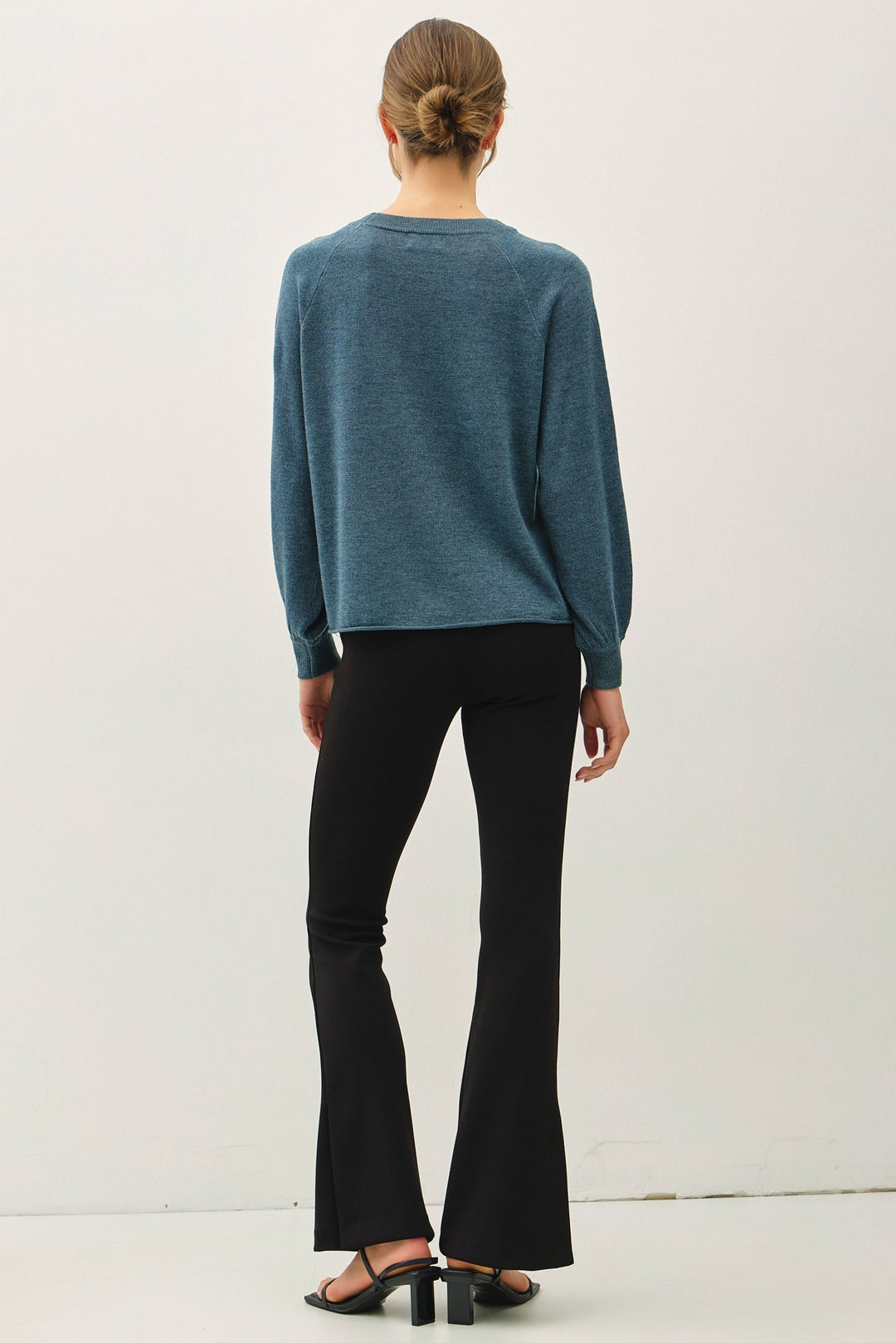 Basic Long Sleeve Knit Sweater
