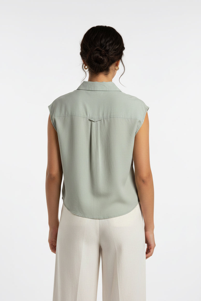CLASSIC CUT,CAPPED SLEEVE BUTTON