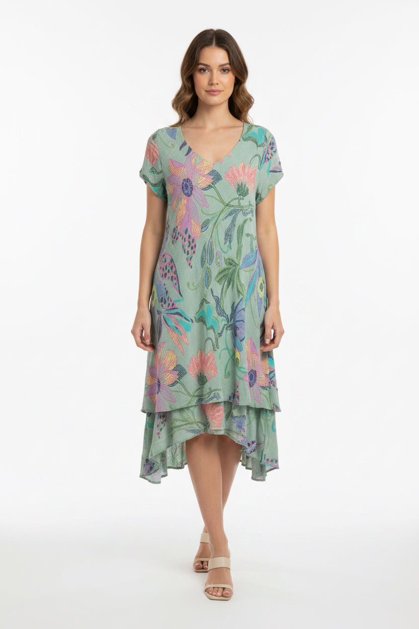 CAP SLEEVE DRESS