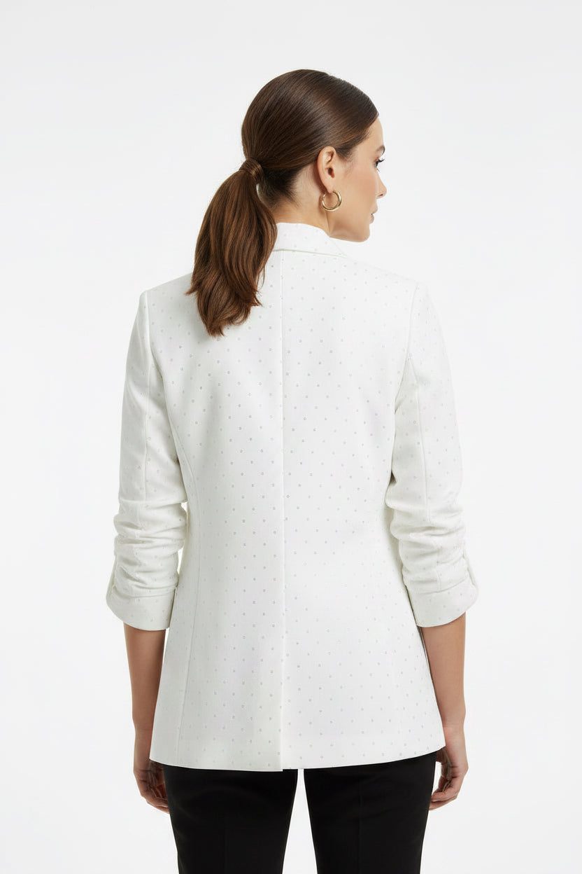 BLAZER WITH SILVER RHINESTONES