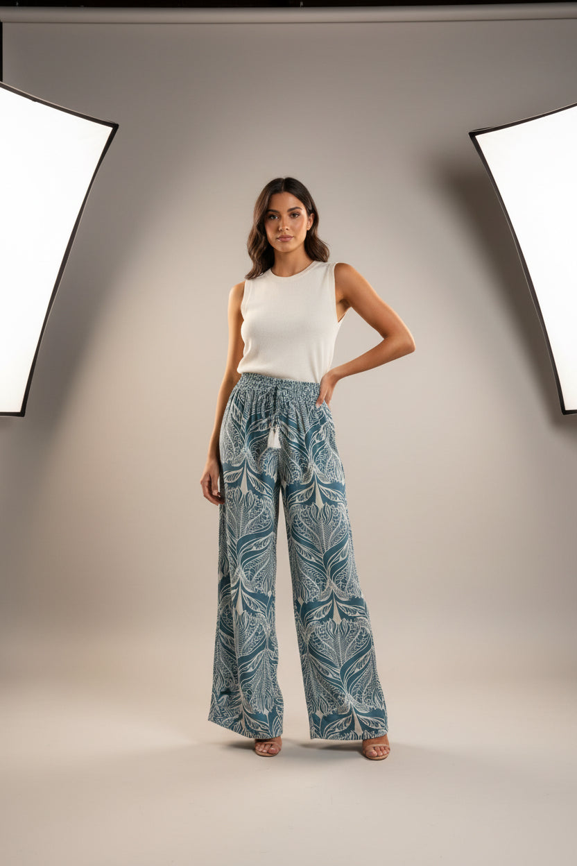 FAUX WRAP PANT
