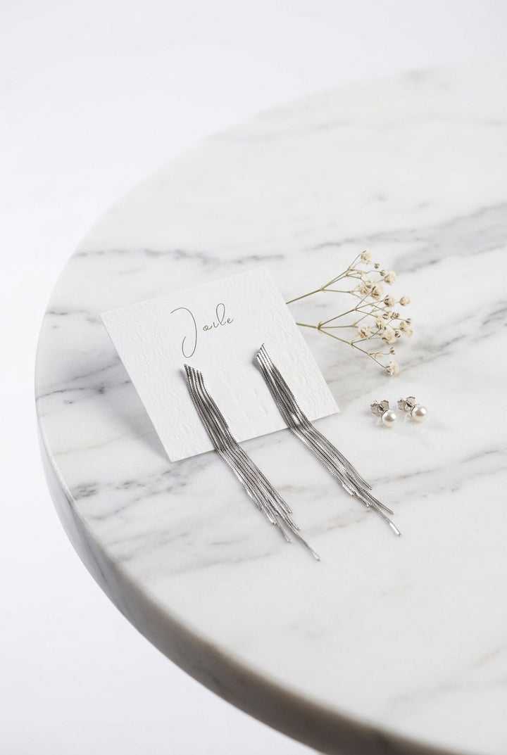 4 STRAND FRINGE EARRINGS