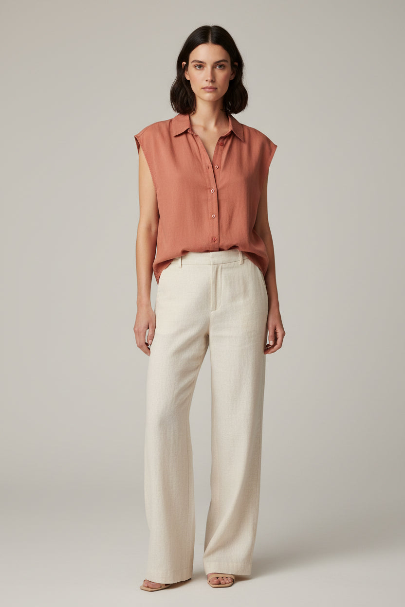 CLASSIC CUT,CAPPED SLEEVE BUTTON