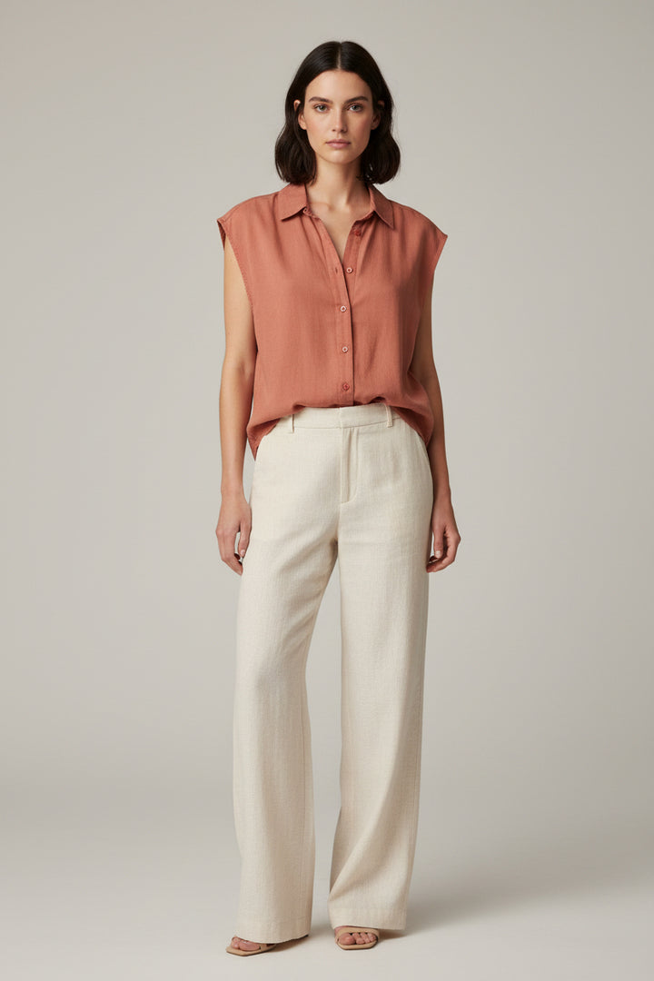 CLASSIC CUT,CAPPED SLEEVE BUTTON