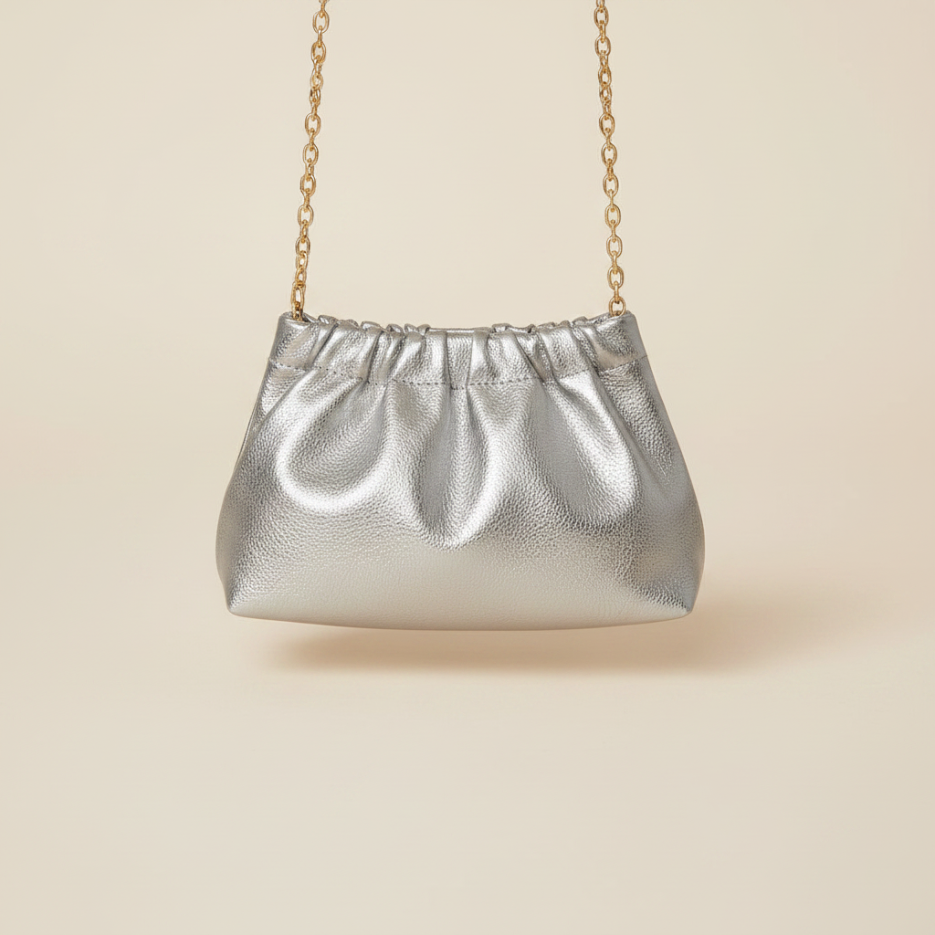 Italian Leather Clutch and Crossbody Bag