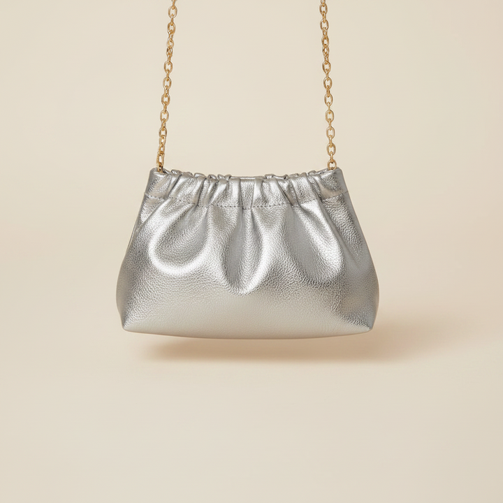 Italian Leather Clutch and Crossbody Bag