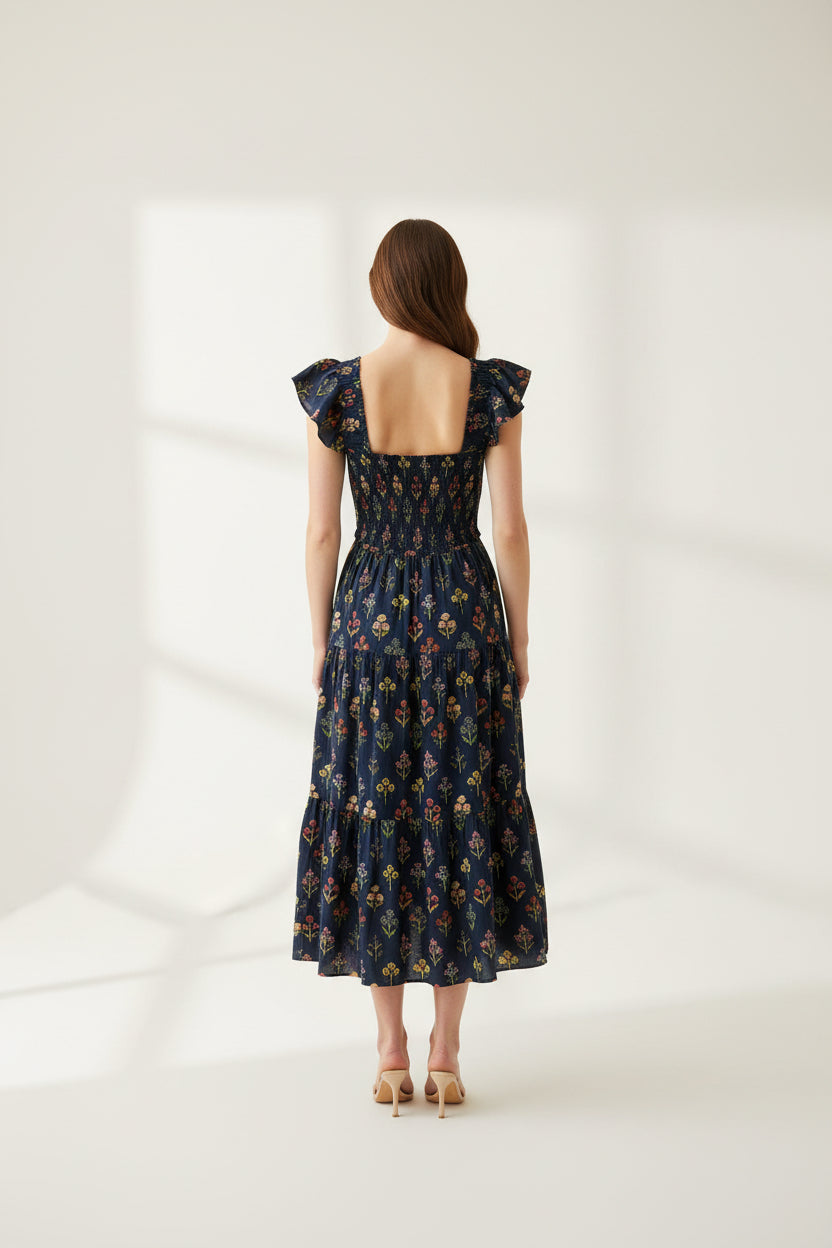 Flower Print Maxi