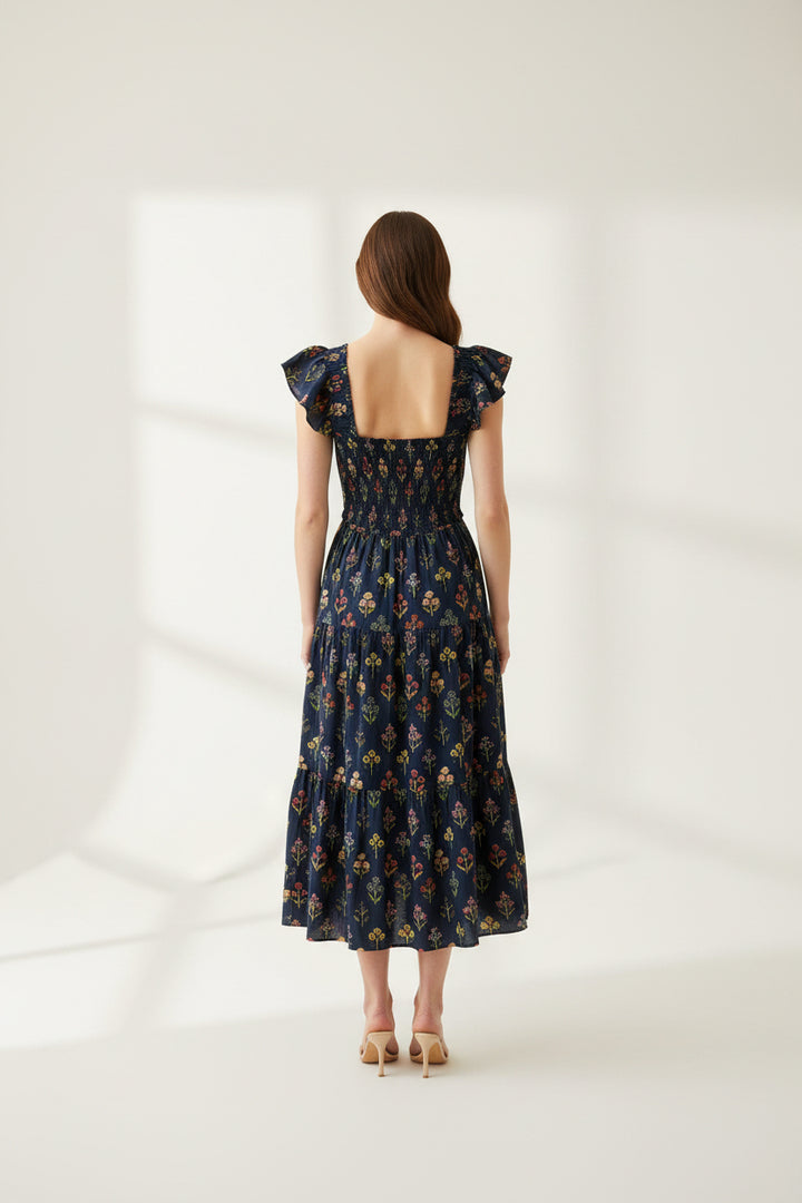 Flower Print Maxi