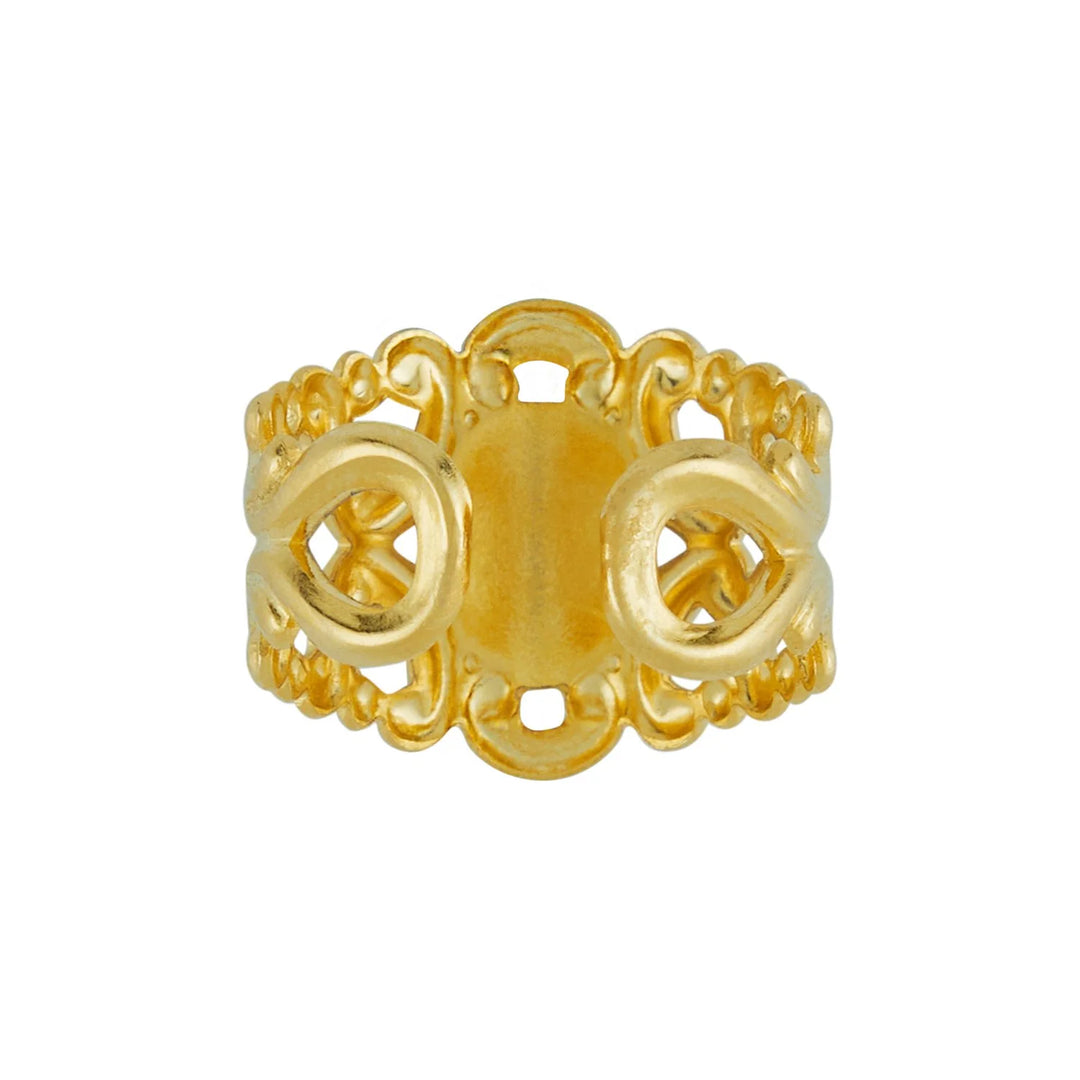 DOTTED PEARL RING