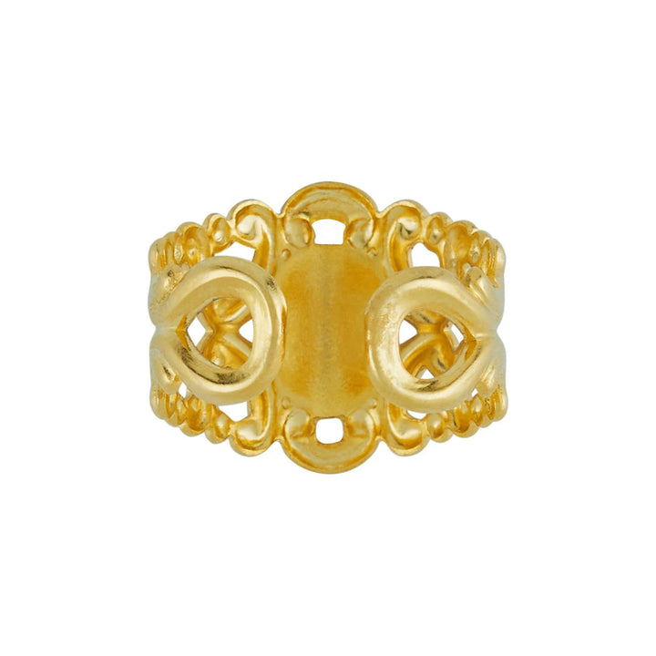 DOTTED PEARL RING