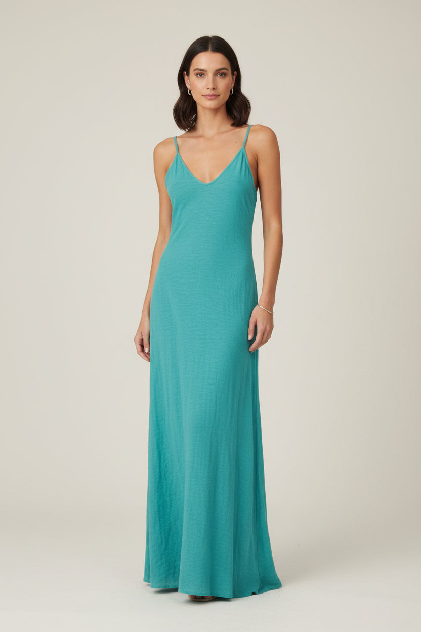 Spaghetti Adjustable Strap Maxi Dress