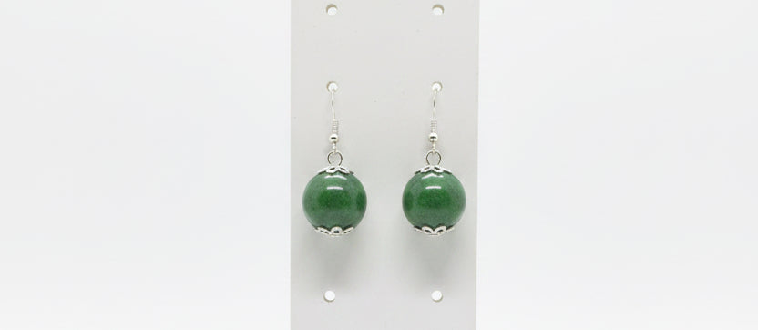 BOHO CERAMIC BALL EARRINGS