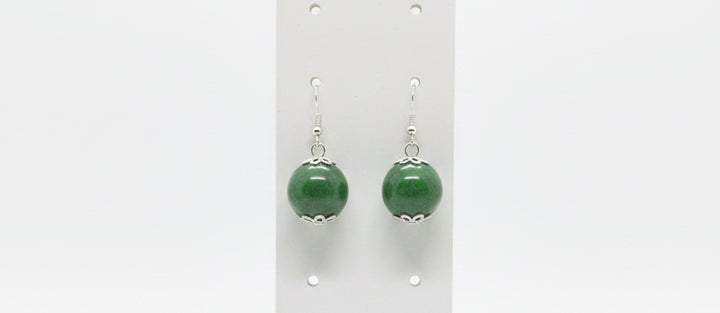 BOHO CERAMIC BALL EARRINGS