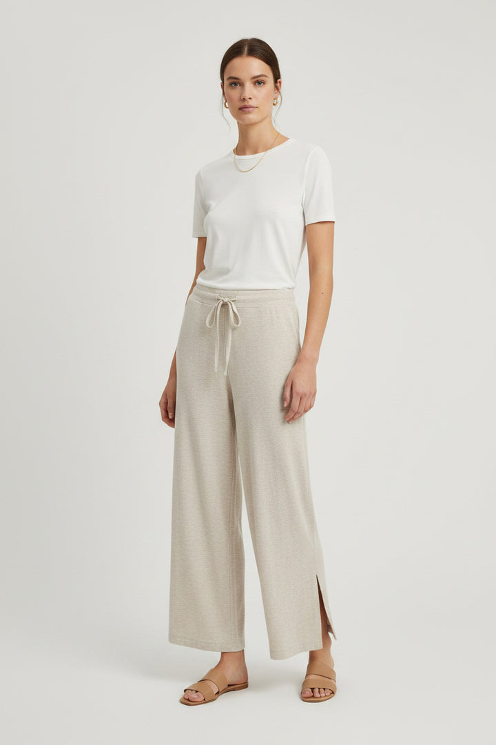 Side Slit Wide Leg