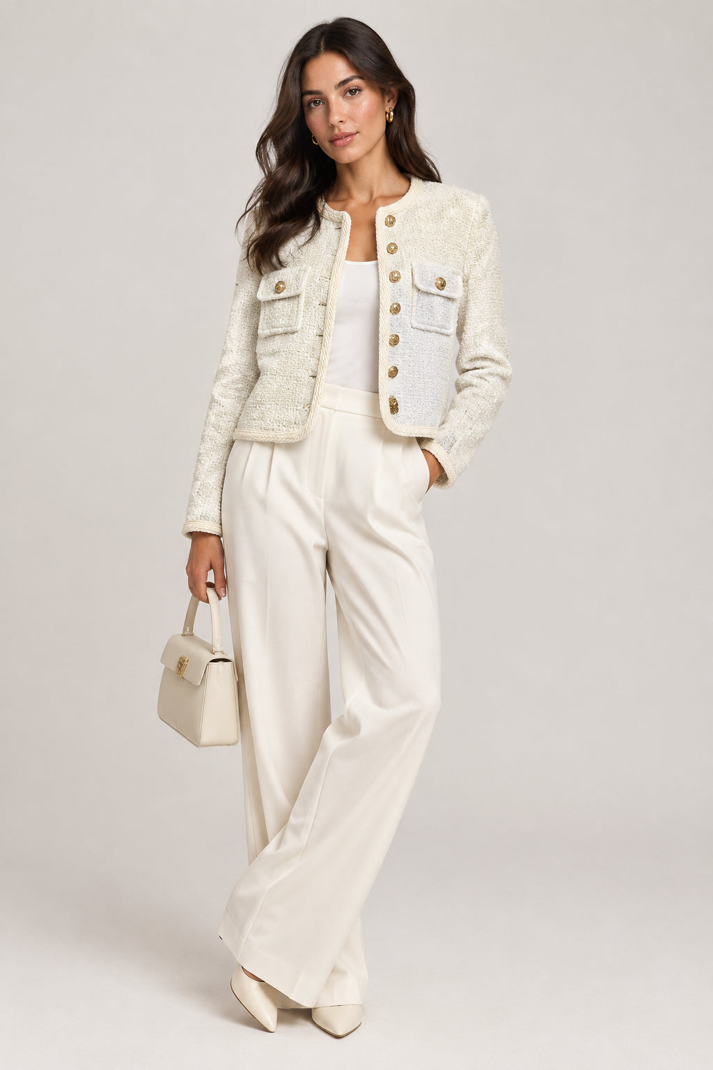 2 POCKET CHANEL STYLE JACKET