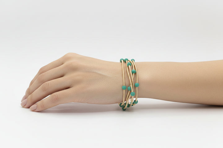 MULTI STRAND STRETCH BRACELETS (SET OF 6)