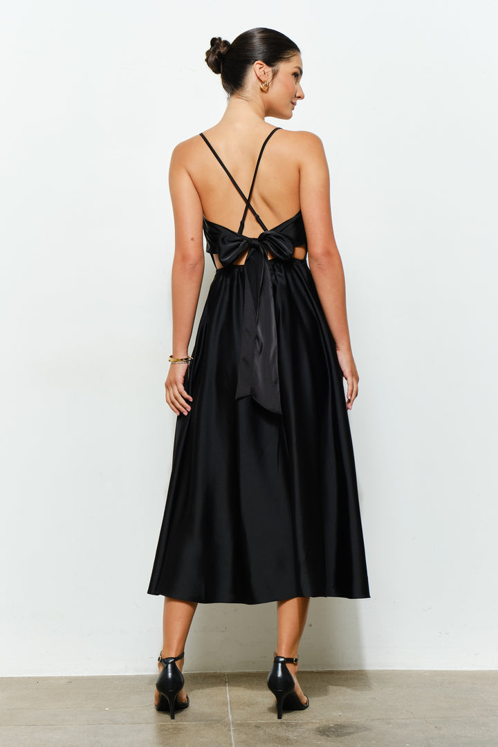 Midi Satin Dress